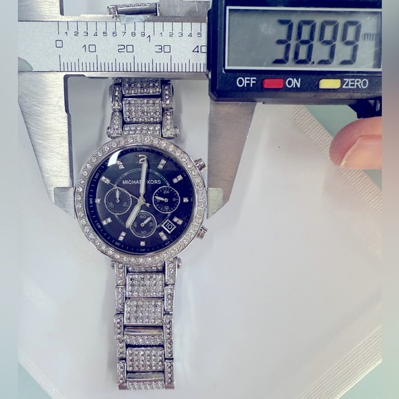 Michael Kors Parker Glitz Watch MK5707 new battery in box - Picture 7 of 10